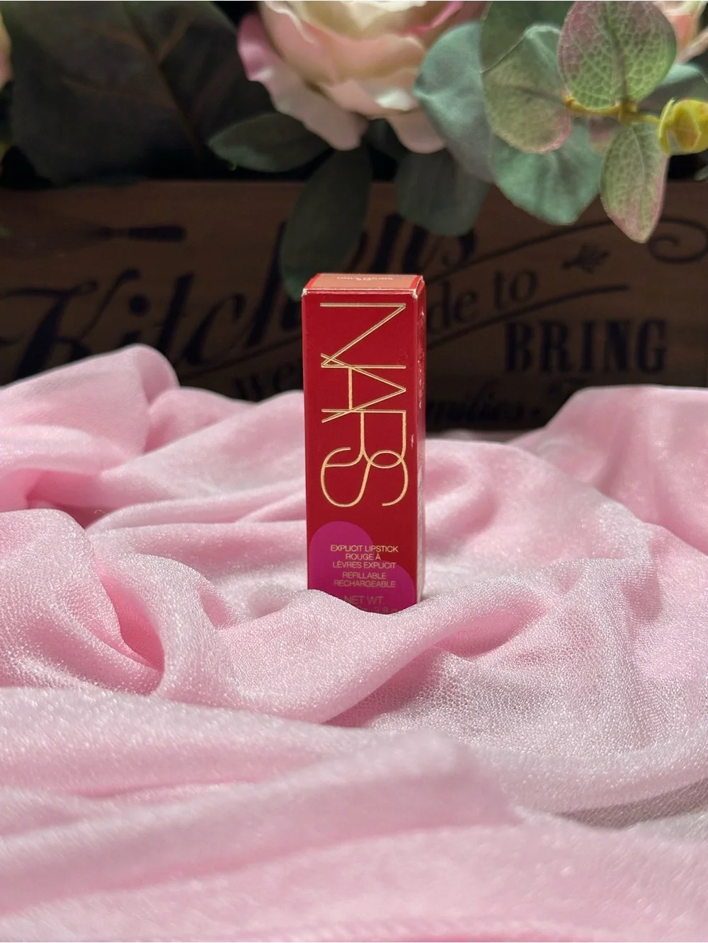 NARS Lipstick in Red Packaging